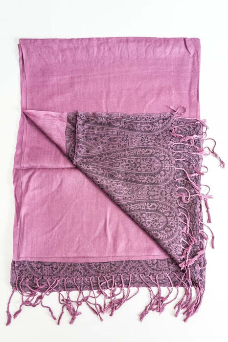 Scarf viscose pink 70x185cm
