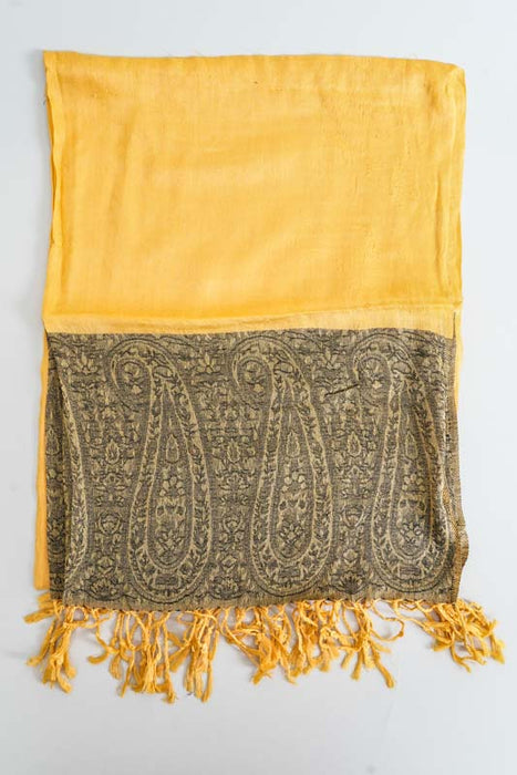 Schal Viskose lime/gelb 70x185cm