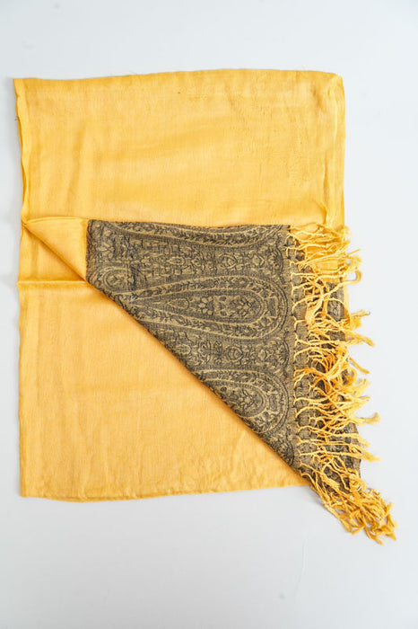 Schal Viskose lime/gelb 70x185cm