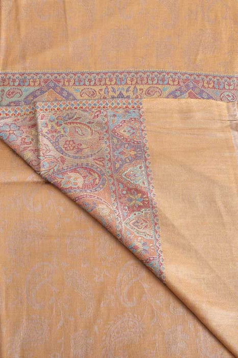 Viscose Paisley mustard yellow scarf 70x185cm