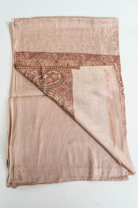 Schal Viskose Paisley beige 70x185cm