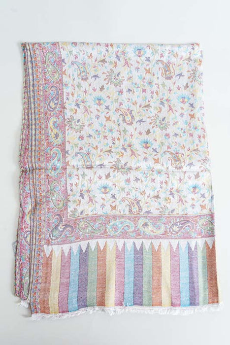 Echarpe viscose écru 70x185cm