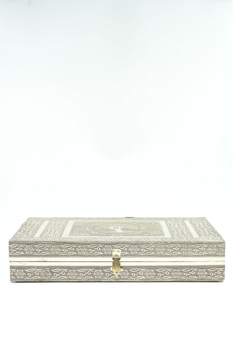 Jewelry box brass-colored tree of life 38x18x7.6 cm