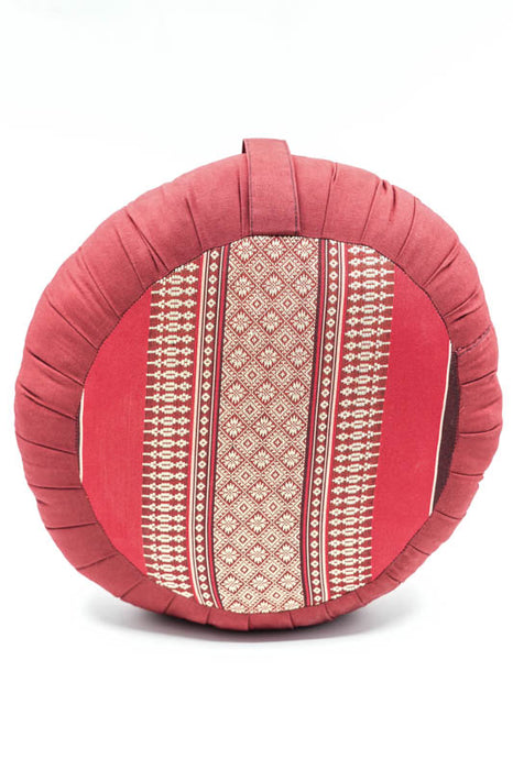 Zafu meditation cushion red/bordeaux 40 x 18 cm