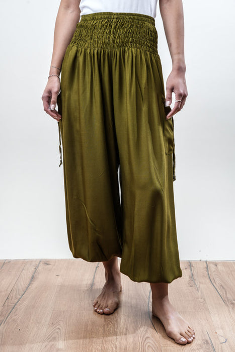 Pantalon Aladdin en rayonne assortie - taille unique