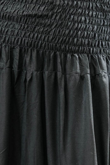 Jupe en rayonne noire - Taille unique