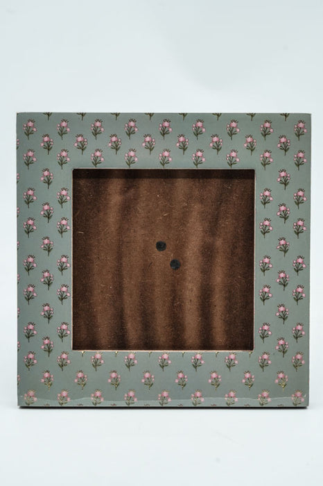 Cadre photo MDF avec impression numérique de fleurs 20x20 cm