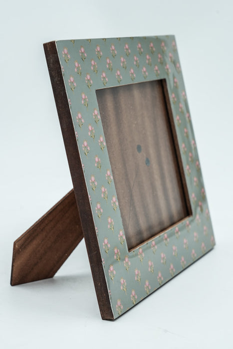 Cadre photo MDF avec impression numérique de fleurs 20x20 cm