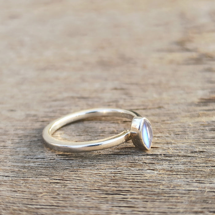 Bague argent pierre de lune