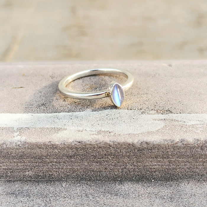 Bague argent pierre de lune