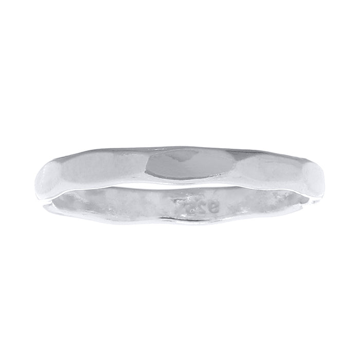 Bague en argent décorée
