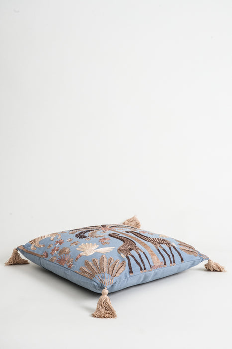 Decorative cushion cotton palm 40x40cm