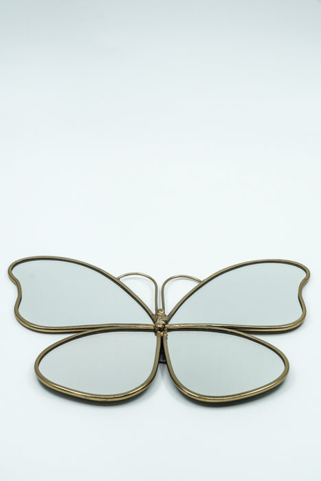 Miroir papillon en laiton 29,5 x 22,5 cm