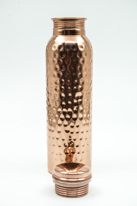 Bouteille en cuivre martelé, 950 ml