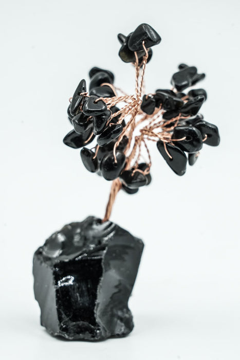 Gemstone Tree Black Obsidian