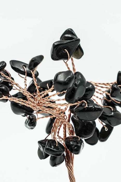 Gemstone Tree Black Obsidian