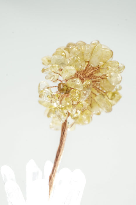 Edelsteinbaum mit USB LED Licht Kristallquarz/Citrin