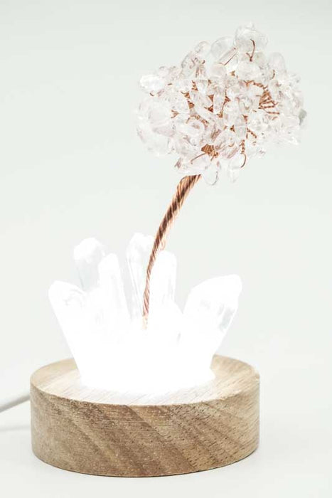 Edelsteinbaum mit USB LED Licht Kristallquarz