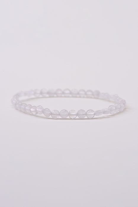 Armband 4mm Mondstein, Klasse AAA, 18 cm