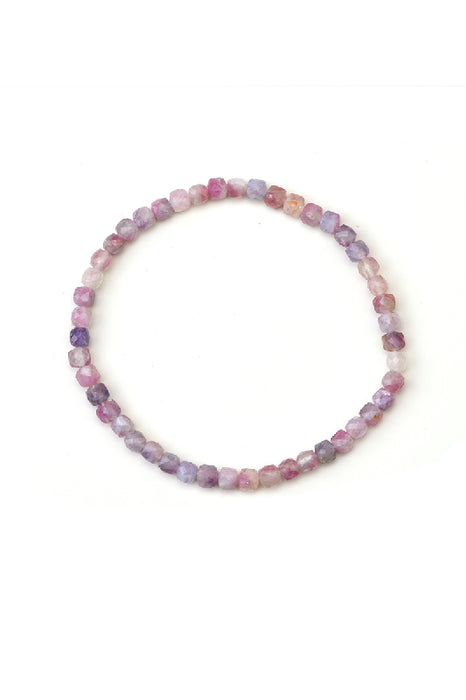 Armband 4mm pinker Turmalin, Klasse AAA, 18 cm