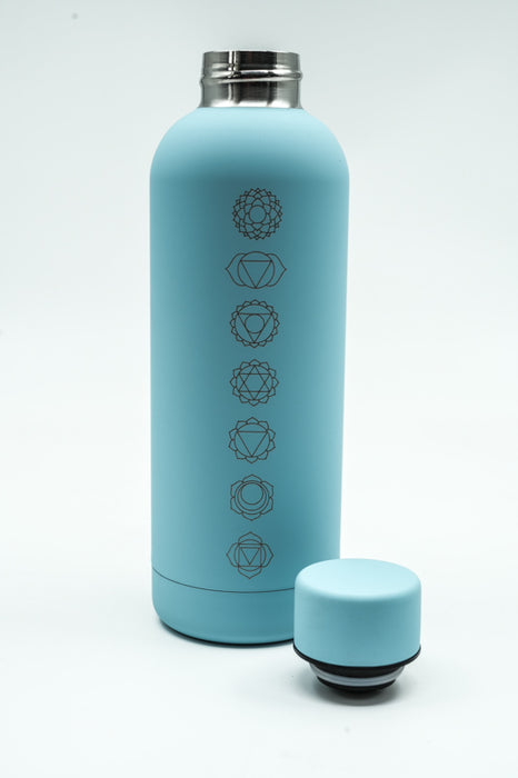 Thermosflasche hellblau 7 Chakra 500ml