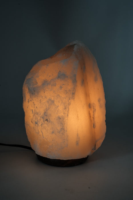 Salzsteinlampe weiss 4-6 kg