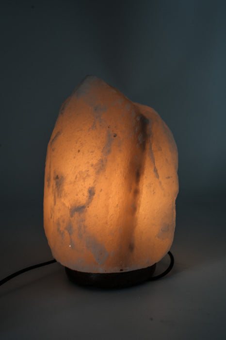 Salzsteinlampe weiss 4-6 kg