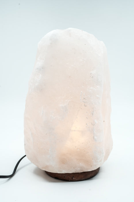 Salzsteinlampe weiss 7-10 kg