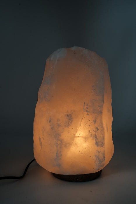 Salzsteinlampe weiss 7-10 kg