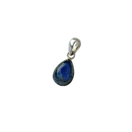 Pendentif argent Labradorite forme goutte
