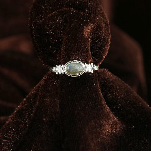 Silberring Labradorit