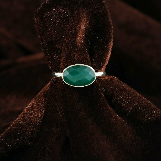Silberring Smaragd