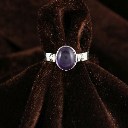 Silberring Amethyst