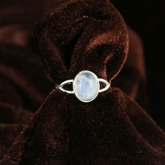 Bague argent pierre de lune