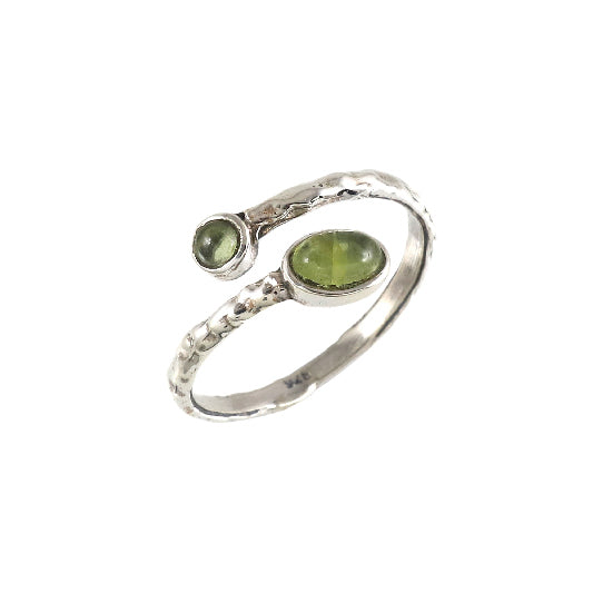 Silberring Peridot