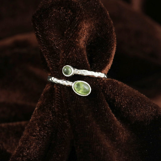 Silberring Peridot