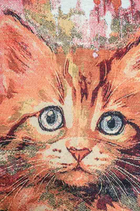 Écharpe viscose/laine motifs animaux assortis 65x185cm