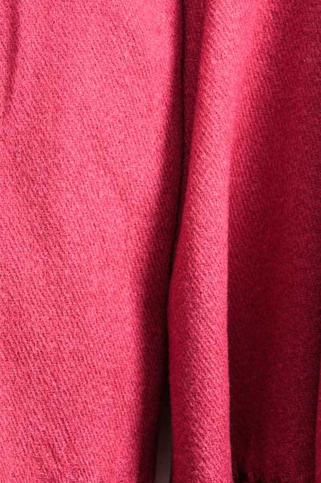 Scarf viscose/wool fire red 80x185cm