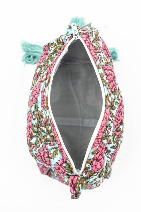 Cosmetic bag 10x8.75cm, light blue, multicolor