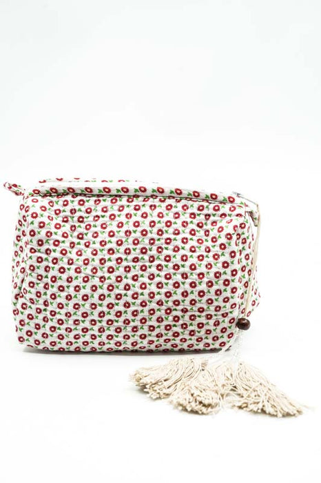 Cosmetic bag 10x8.75cm, white, multicolor