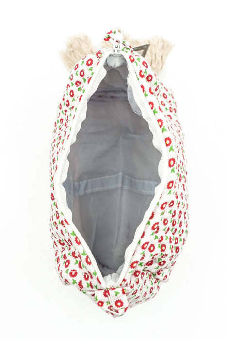 Cosmetic bag 10x8.75cm, white, multicolor