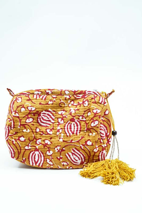 Cosmetic bag 10x8.75cm, orange, multicolor