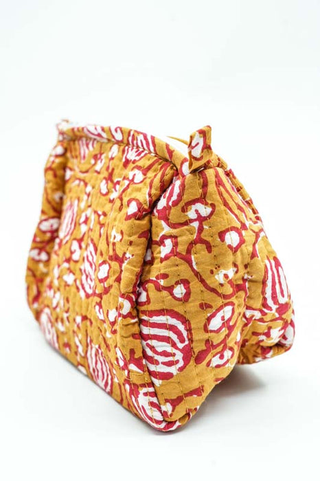 Cosmetic bag 10x8.75cm, orange, multicolor