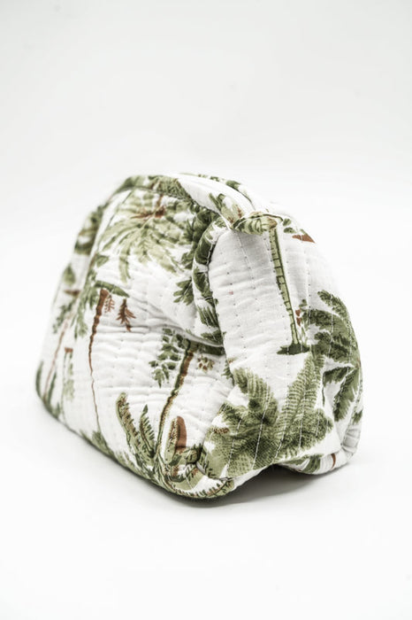 Cosmetic bag 10x8.75cm, white, gray, multicolor