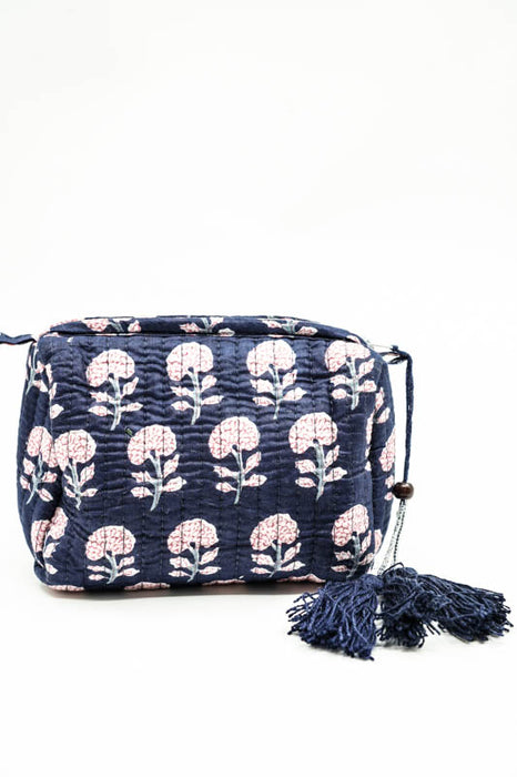 Cosmetic bag 10x8.75cm, dark blue, multicolor