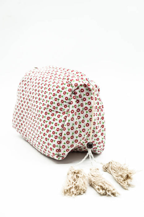 Cosmetic bag 12.5x10 cm, white, multicolor