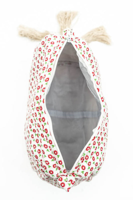 Cosmetic bag 12.5x10 cm, white, multicolor