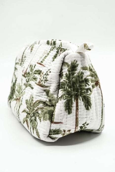 Cosmetic bag 12.5x10 cm, white, gray, multicolor