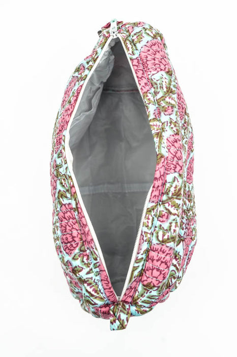 Cosmetic bag 13.75x11.25 cm, light blue, multicolor