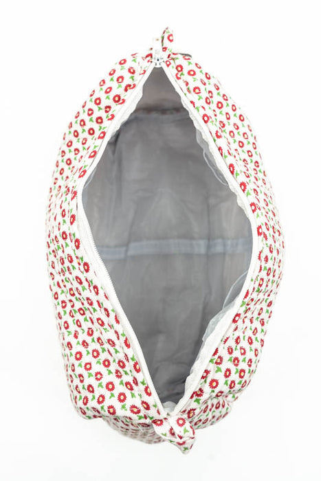 Cosmetic bag 13.75x11.25 cm, white, multicolor